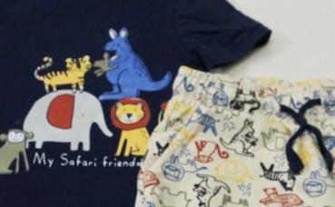 T-Shirt mit kurzer Hose Gr. 74 von Liegelind (3632)